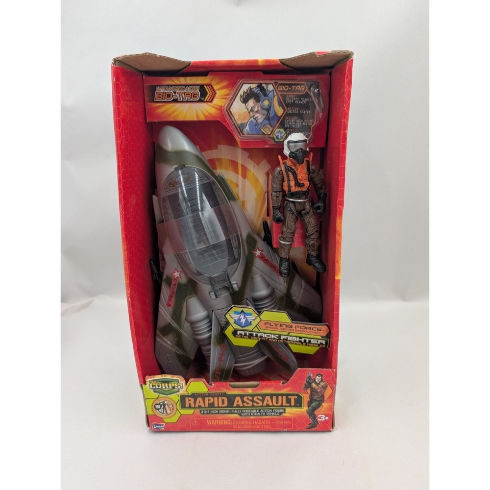 The Corps Rapid Assault Flying Force Bio Tag Attack Fighter Eagle Eye Lanard